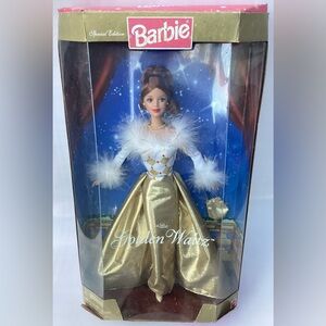 Vtg 1998 Mattel Golden Waltz Barbie Doll #23220 Special Edition Brunette Sealed